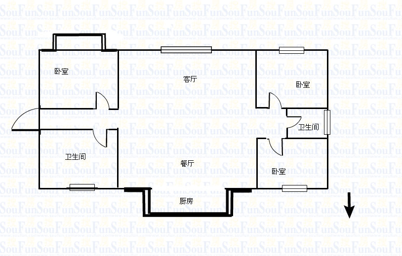 出售春光园二期6楼房屋，地下室，家具家电